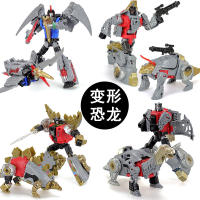 Transformation ของเล่น G1ไดโนเสาร์ BPF 5IN1ผสม Dinobot Deformation Grimlock Swoop Sludge Slag Snarl รูปหุ่นยนต์โลหะผสมเด็ก