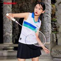 original 2023 New Fashion version Kawasaki/Kawasaki new badminton sportswear womens vest round neck vest quick-drying T-shirt