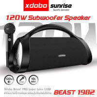 Xdobo Beast 1982 120W DEEP Bass ไมโครโฟนไร้สาย (Wireless Microphones) ระบบเสียง 2.2 เสียงคมชัดทรงพลังเบสแน่น  ลำโพงบลูทูธ 5.3 กลางแจ้ง 360 เสียงรอบทิศทาง HD