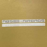 สติ๊กเกอร์* ABS EBD • AIRBAGS มี 2 สี / สีเข้ม / สีอ่อน  ติดฝาท้าย ISUZU D-MAX ราคาต่อชิ้น