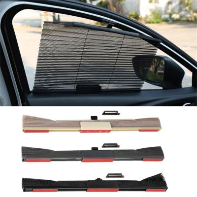 hot【DT】 1pcs Car Side Sunshades Retractable Mesh Curtain Truck SunShield Protection Folding Sunshade