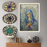 （Jinxiu cross-stitch）เทคนิคพิเศษเข็มปักศาสนา RhinestonesStitchDecor
