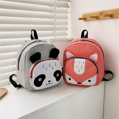 Childrens Bags Boys Girls Kindergarten Nylon panda rabbit Backpack Cartoon Printed Children Backpack Cute Animal Small Bookbag