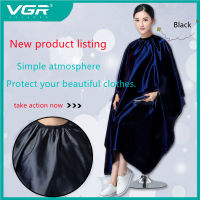 VGR กันน้ำการตัดผมแบบซาลอน Cape Cloak ตัดผมผ้าพันคอกันน้ำตัดผมตัดร่มเครื่องมือตัดผม