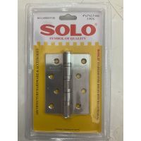 ( PRO+++ ) โปรแน่น.. บานพับ สแตนเลส SOLO 4”x3” หนา 2.5 mm 1143025 แพ็ค 3 ตัวต่อ 1ชุด ราคาสุดคุ้ม อุปกรณ์ สาย ไฟ ข้อ ต่อ สาย ไฟ อุปกรณ์ ต่อ สาย ไฟ ตัว จั๊ ม สาย ไฟ