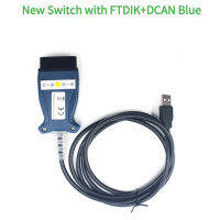 ใหม่เต็มชิปสำหรับ BMW K DCAN K สามารถ FTDI ชิป USB อินเตอร์เฟซการวินิจฉัย INPA เข้ากันได้สำหรับอัตโนมัติ BMW ชุดออกแบบเครื่องมือวิเคราะห์