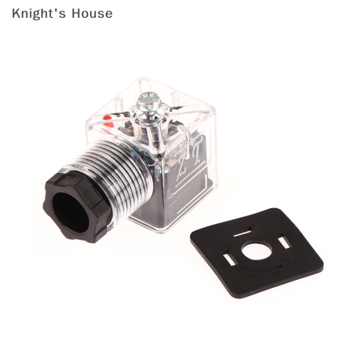 knights-house-ปลั๊กขดลวดโซลินอยด์-dc24-1ชิ้นวาล์วไฮดรอลิกแรงดันไฟฟ้าโปร่งใสอุปกรณ์เสริมอเนกประสงค์