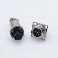 ‘’；【=- Aviation Connector Square Flange 2Pin3pin4pin5pin6pin7pin Diam 12Mm GX12 Push-Pull Circular Quick Connector