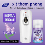 Máy Xịt Phòng Tự Động Kèm Bình Xịt,Hương Thơm Dịu Nhẹ,6 Mùi Lõi Thay