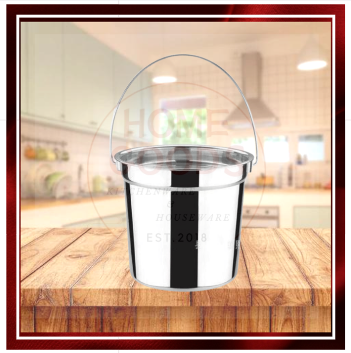 HOMEGOODS [1PC] 14cm or 16cm 555 High Quality Ice Bucket Stainless
