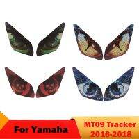 “：{—— For Yamaha MT-09 MT09 Tr Headlight Stickers Motrocycle Front Headlight Eyes Decoration Film