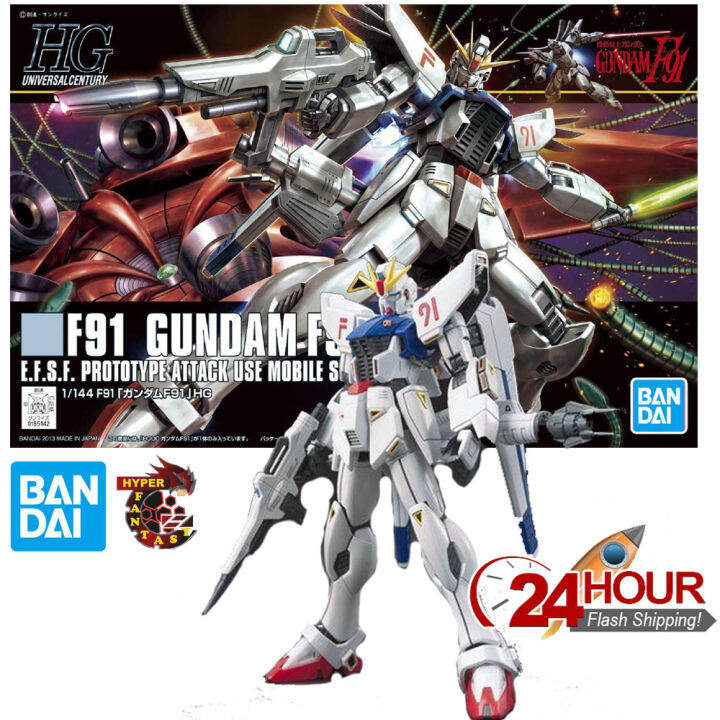BANDAI HGUC 1/144 Gundam F91 (Gundam Model Kits) Lazada