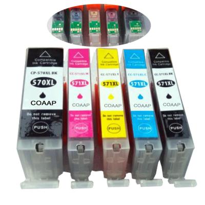 5 Compatible Canon PGI 570 CLI 571 XL Ink Cartridge Set For Pixma MG5750 MG5751 MG5752 MG5753 MG6850 MG7750 MG6853 MG7753 Ink Cartridges