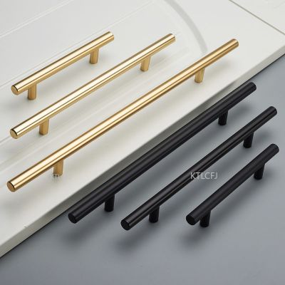 ﹍☒ Cabinet Handl Silver Black Gold Handle Hardware Kitchen Cabinet Cylindrical Metal Modern Handles for Furniture