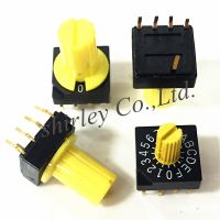 【YF】♞  NEW DRS4016C-Y cap 0-F encoding switch 16 stall rotary dial code switch