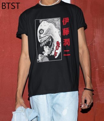 Junji Ito Shirt Anime Manga Tomie Horror Men T Shirts Tshirts Cotton Tee Shirt Men Graphic T Gildan Spot 100% Cotton