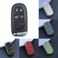 Car Key Case 5 Builds Accessories Softness Metal Texture TPU Remote Flip