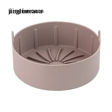 Air Fryer Silicone Liners Air Fryer Silicone Pot Reusable Silicone bread  pan Liners Food Safe Non Stick Air Fryer Basket Accesso