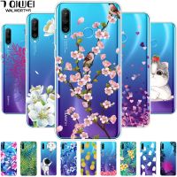 Clear TPU Soft Cover For Huawei P30 Pro / P30 Lite Case P 30 Silicone Transparent Funda Coques For Huawei P30 Case P30Lite Cat Phone Cases