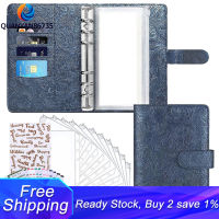 Budget Binder with Zipper Envelopes,Money Saving Cash Envelope with 8 Clear Pockets,6-Ring Binder with 2 Label Stickers