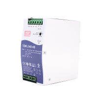 Mean Well TDR-240-48 Meanwell DC 48V 5A 240W Slim สามเฟส DIN Rail ฟังก์ชัน PFC แหล่งจ่ายไฟ