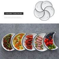 Ceramic Dinner Food Plates Set Dinnerware Sets For Salad Snack Dessert Appetizer Microwave Oven And Dishwasher