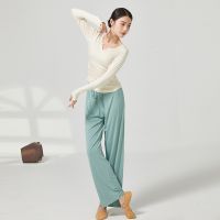 ✵✾ Dance clothing womens adult wide-leg pants yoga clothing body practice clothing modern Chinese classical dance performance clothing suit