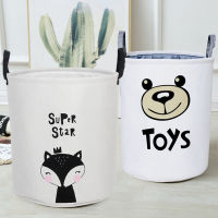 EVA Thickened Laundry Basketfor Dirty Clothes For Kids baby Toys Storage Hampe Foldable Cartoons Printing Home Receive Bag