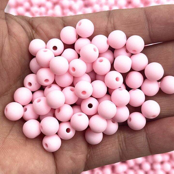 8mm-10mm-round-acrylic-matte-beads-loose-spacer-beads-for-jewelry-making-diy-handmade-bracelets-necklace-accessory-diy-accessories-and-others