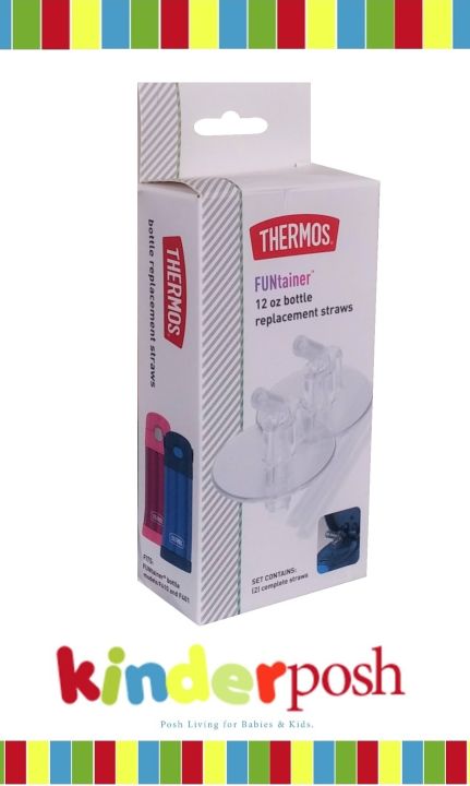 Thermos Funtainer Straw Replacement - Set of 2