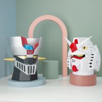 Super Robot Great MAZINGER Z DAM 420ml Stainless Steel Mugs Ashtray Multi-function Milk Mug Cup Japanese Anime Water Cup