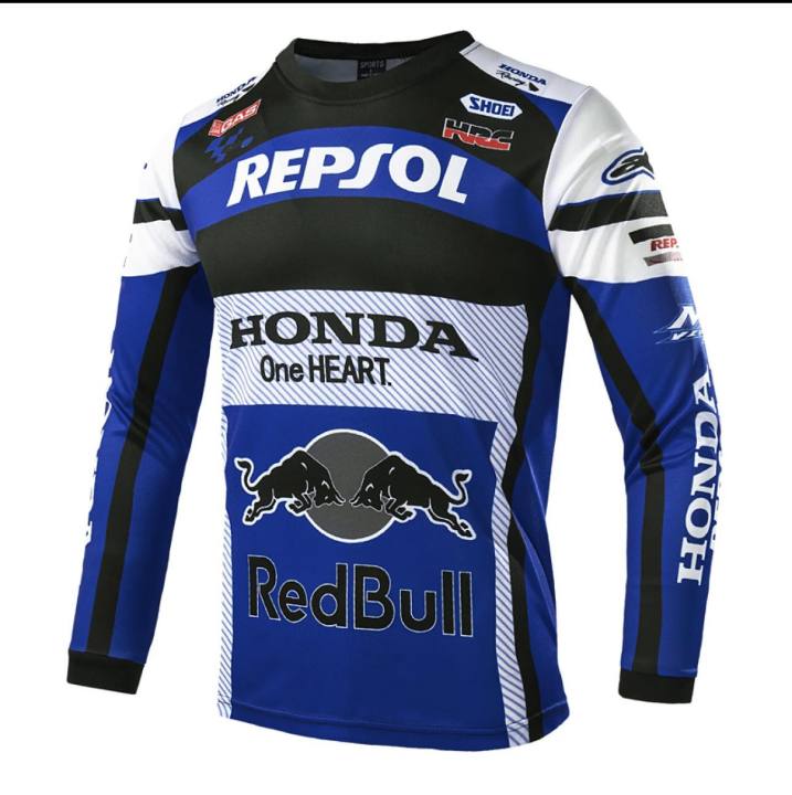 RIDERS LONGSLEEVE HONDA L02 FULL SUBLIMATION HIGH QUALITY FABRICS