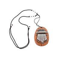 เปียโน Kalimba Thumb ขนาดเล็ก8คีย์แบบพกพา,เครื่องดนตรีแบบช้อนพิณสำหรับผู้เริ่มต้นใช้งานง่ายเหมาะสำหรับเด็กและผู้ใหญ่