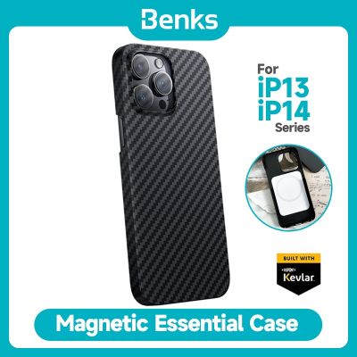 [Benks Official] เคสไฟเบอร์อารามิด เคฟลาร์ แม่เหล็ก บางมาก น้ําหนักเบา สําหรับ IPhone 13 14 Pro Max
