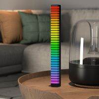 USB Music Atmosphere Light Bar Ambient Night Lamp APP Control D10 Voice-Activated 3D RGB 32 LED Pickup Strip Light