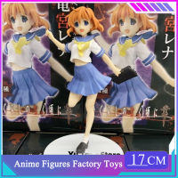 ใหม่ Original Higurashi เมื่อร้องไห้รูป Ryugu Reina Furude Rika Ryugu Rena ตุ๊กตารุ่นสะสมของเล่น Figurines Action Toy888