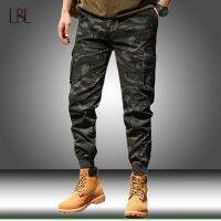 Multiple Pockets Men Cargo Pants Vintage Casual Military Tactical Joggers Pants Male Spring Autumn Outdoor Camouflage Trousers