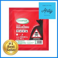 ถุงขยะ CHAMPION 30x40 นิ้ว สีแดง 10 ใบGARBAGE BAGS CHAMPION 30X40" RED 10PCS **ด่วน สินค้าเหลือไม่เยอะ**