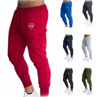 Fashion Men Slim Fit Handsome Long Casual Sport Pants Gym Trousers Running Joggers Sweatpants Black Gary Red Green