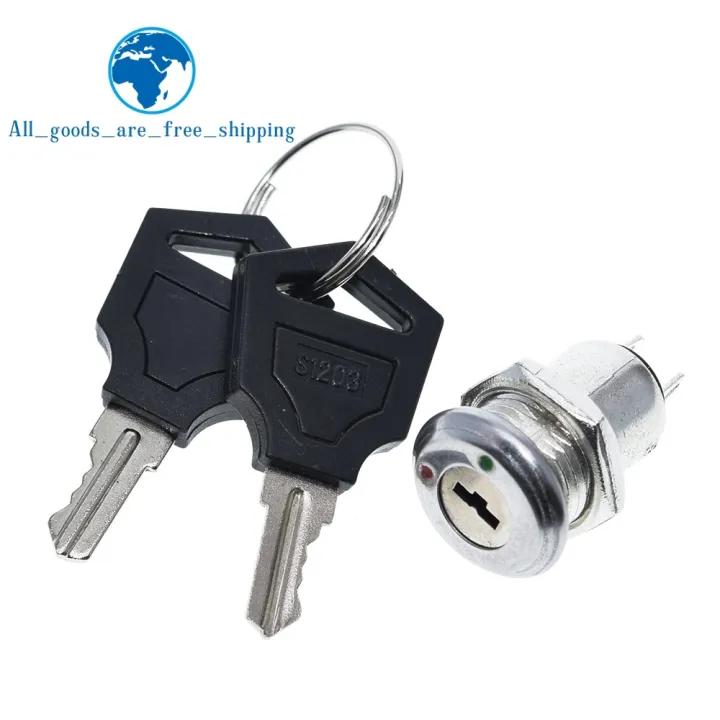 12mm Stainless Steel Electronic Key Switch ON OFF Lock Switch Phone