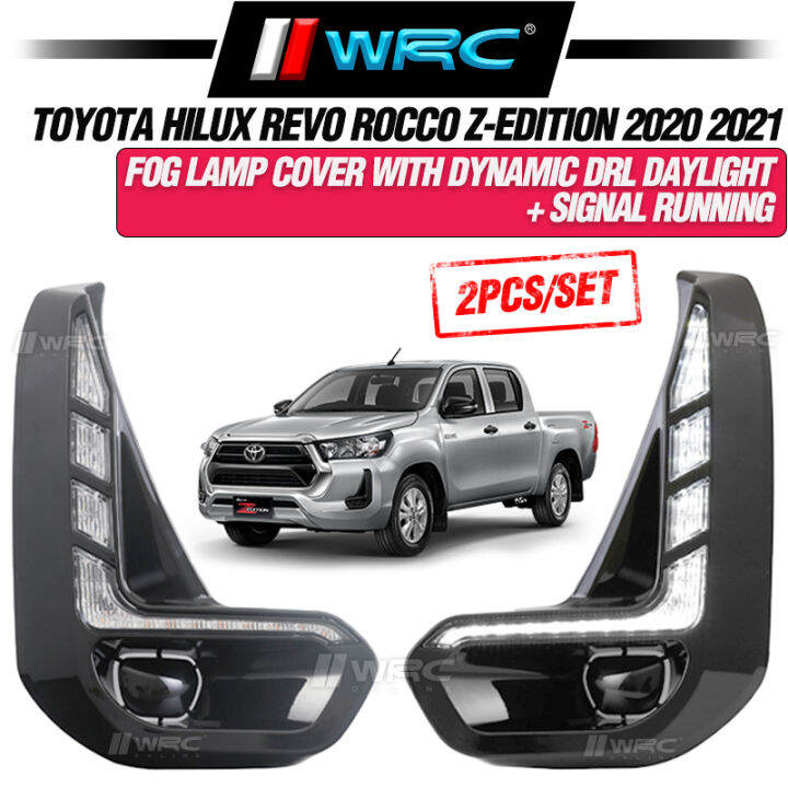 Toyota Hilux Revo Rocco Z-Edition 2020 2021 Fog Lamp Cover With Dynamic ...