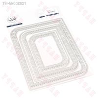 ❈ Metal Cutting Dies Rounded And Braided Rectangle Decoration For DIY Scrapbook Diary Album Paper Template Card Embossing Handmade