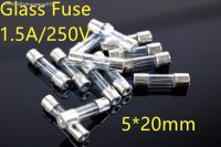 ☢ High quality fuse 1.5A 250V 5x20 glass fuse glass safety pipe.