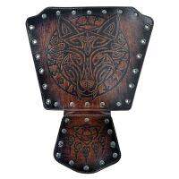 Viking Gauntlets For Men Faux Leather Bracers Knight Style Costume For Men Boys Teenagers To Play A Medieval Role For Stage Part