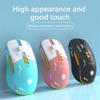 Topdigit Topdigit G308เมาส์ไร้สายบลูทูธที่รองรับการชาร์จเม้าส์ไฟฟ้าสำหรับเล่นเกมสำนักงานแบบไม่มีเสียง