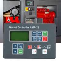 Genset ตัวควบคุมการเครื่องตรวจจับรอยรั่วพลังงานสำหรับอุปกรณ์อิเล็กทรอนิกส์ตัวควบคุมการแสดงผล LED และหน้าจอ LCD