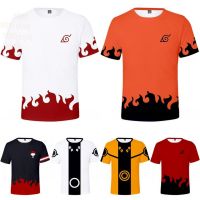 Anime T-shirt Naruto Uchiha Sasuke Yondaime Hokage Print for Men/Teens Unisex