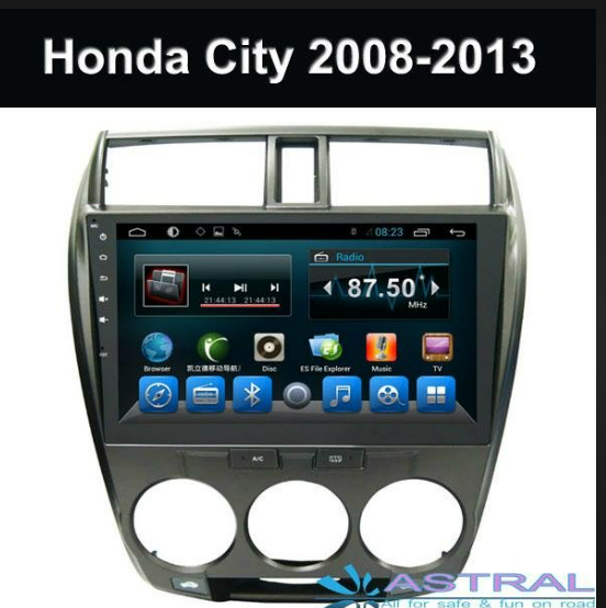 UGAR 11-669 Kit Doppio DIN Per Auto – Compatibile Honda City 2008-2014 E Ballade 2011-2014