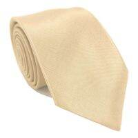 Mahidol Suit And Tie Beige Glossy Cloth Cream Colored Silk Flesh Color With Gift