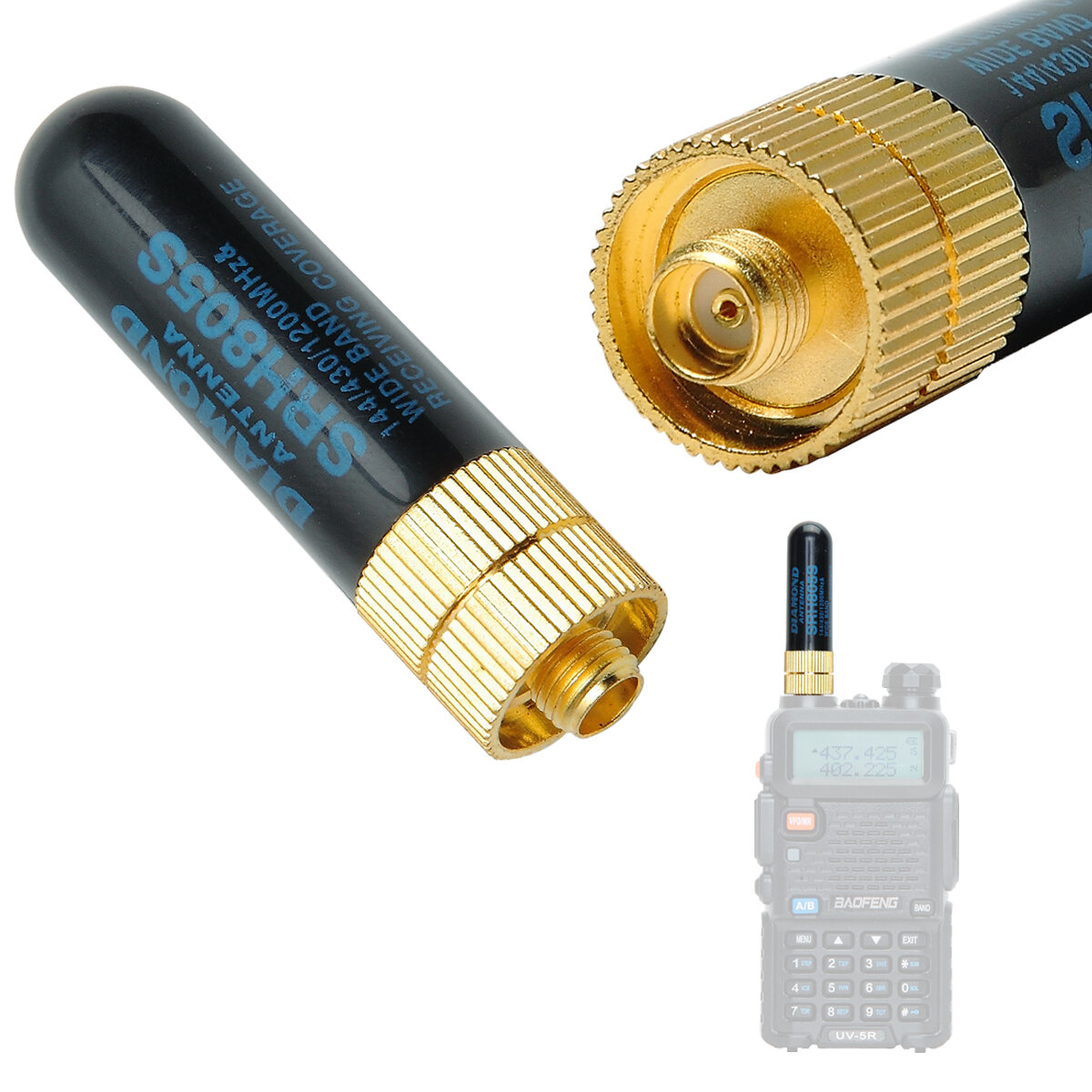 Baofeng Accessoires Antenne for BAOFENG-BF-888S UV-5R UV-82 de Rechange Sma-Female 